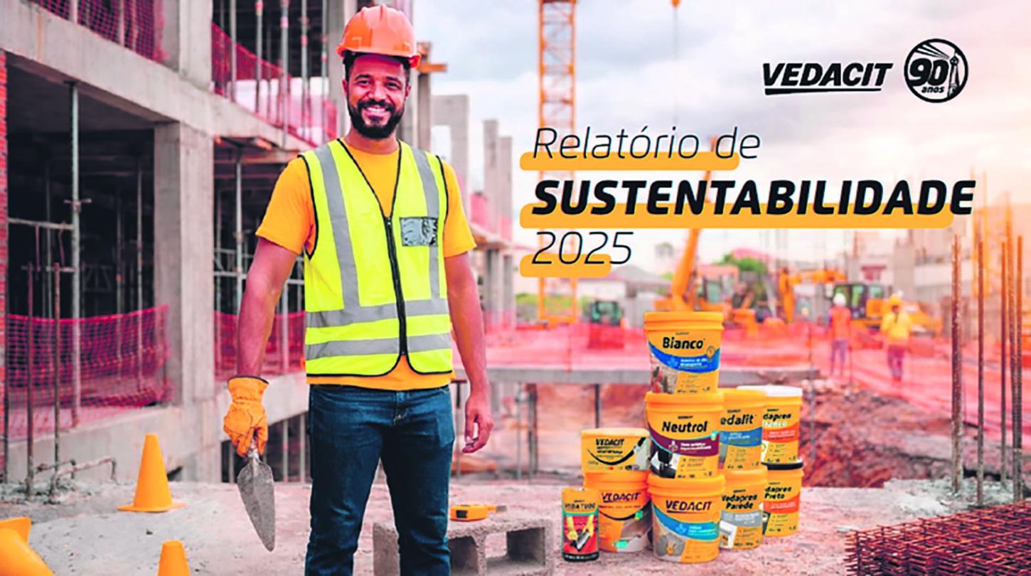 Com nova liderança e fábrica de R$ 420 mi, Vedacit lança Relatório de Sustentabilidade 2025 nos 90 anos da marca