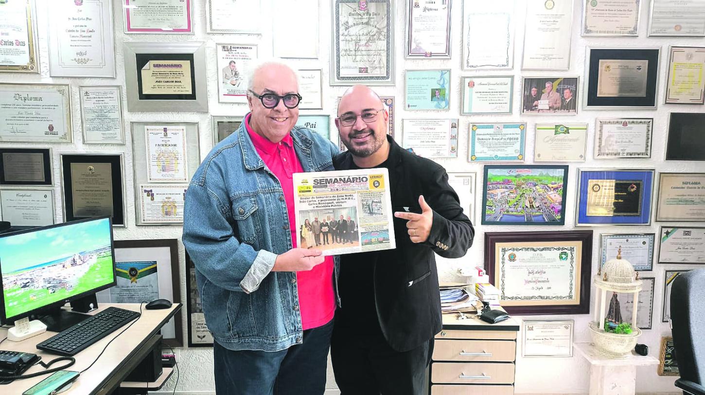 Semanário da Zona Norte recebe visita de Marcelo Rocha, assessor executivo de Comunicação do Procon-SP