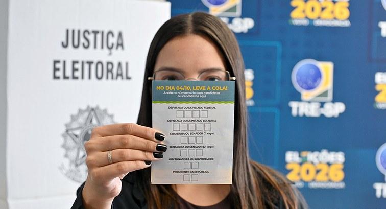 Ordem de votação está na colinha eleitoral; veja como baixar