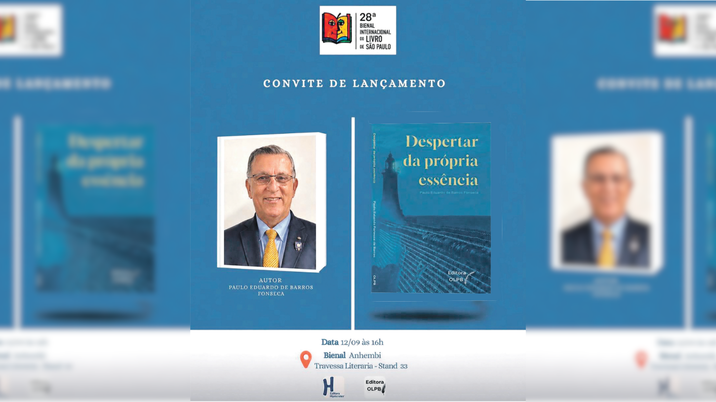 Paulo Eduardo de Barros Fonseca convida para o lançamento de “Despertar da Própria Essência”