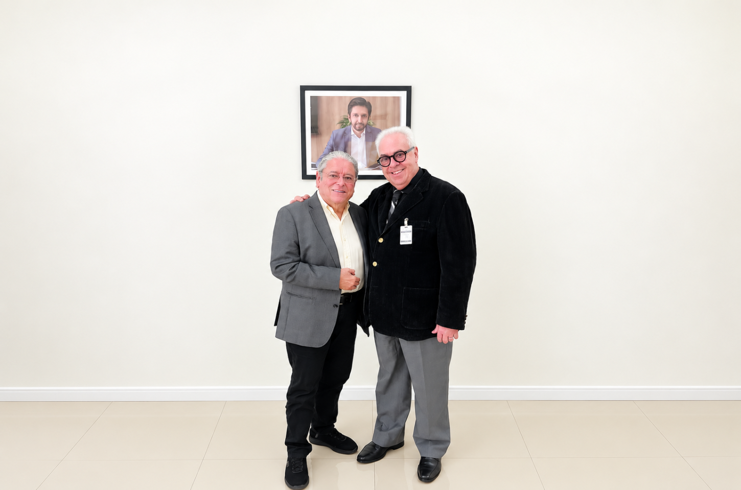Diretor do Semanário da Zona Norte visita o secretário da Casa Civil, dr. Paulo Frange