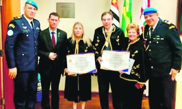 Colunistas do Semanário tomam posse  na Academia Brasileira das Guardas Municipais