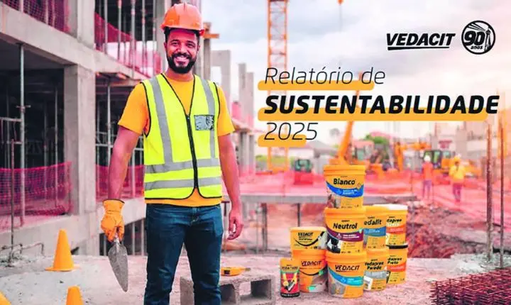 Com nova liderança e fábrica de R$ 420 mi, Vedacit lança Relatório de Sustentabilidade 2025 nos 90 anos da marca