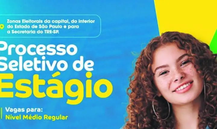 Estágio no TRE-SP: abertas inscrições para 175 vagas de nível médio