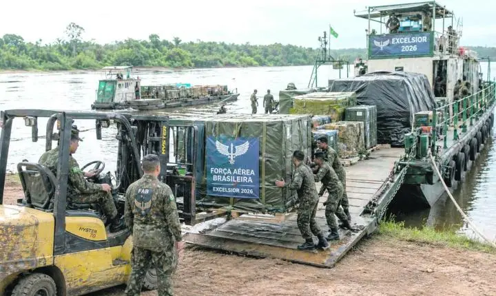 FAB ajusta detalhes finais do “Excelsior 2026” para ação humanitária na Amazônia