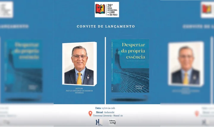 Paulo Eduardo de Barros Fonseca convida para o lançamento de “Despertar da Própria Essência”